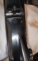 ANTIQUE US MODEL 1873 TRAPDOOR SPRINGFIELD RIFLE-EXCELLENT- SWP 1881 145 YEARS OLD - Image 5 of 20