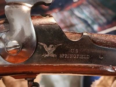 ANTIQUE US MODEL 1873 TRAPDOOR SPRINGFIELD RIFLE-EXCELLENT- SWP 1881 145 YEARS OLD - Image 7 of 20