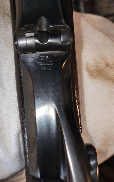 ANTIQUE US MODEL 1873 TRAPDOOR SPRINGFIELD RIFLE-EXCELLENT- SWP 1881 145 YEARS OLD - Image 5 of 20