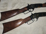 STUNNING PAIR OF Model 1873 150th Anniversary WINCHESTERS 44-40 #79 AND #80 OF ONLY 150 MADE FOR 2023 SHOTSHOW VERY RARE