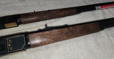 STUNNING PAIR OF Model 1873 150th Anniversary WINCHESTERS 44-40 #79 AND #80 OF ONLY 150 MADE FOR 2023 SHOTSHOW VERY RARE - Image 3 of 20