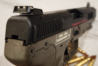 2010 FN Herstal Five-seveN 5.7x28mm, RARE O.D. Green Frame,disc. 2018 with extras - Image 7 of 20