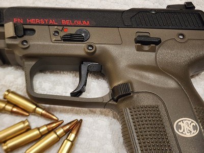 2010 FN Herstal Five-seveN 5.7x28mm, RARE O.D. Green Frame,disc. 2018 with extras - Image 6 of 20