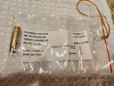 2010 FN Herstal Five-seveN 5.7x28mm, RARE O.D. Green Frame,disc. 2018 with extras - Image 18 of 20
