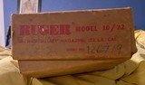 Ruger 10/22 1967 Walnut Stock w/ Original Box and 2 magazines - 14 of 15