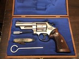 Smith and Wesson 1st year Model 57. 4” Nickel