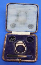 Petit "Defender" Ring Pistol with Case (RARE) - 8 of 8