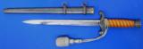 WWII German Army Officer’s Dagger with Scabbard & Knot - 4 of 6