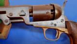 Colt 3rd Model 1851 Martially Marked Navy Revolver - 2 of 7
