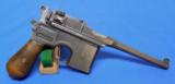 Mauser M.1896 Broomhandle Pistol with Matching Number Shoulder Stock - 2 of 9