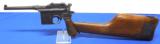 Mauser M.1896 Broomhandle Pistol with Matching Number Shoulder Stock - 1 of 9