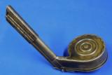 WWI German 2nd Model Snail Drum Magazine with Dust Cover - 1 of 9