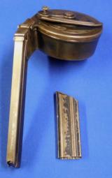 WWI German 2nd Model Snail Drum Magazine with Dust Cover - 3 of 9