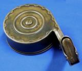 WWI German 2nd Model Snail Drum Magazine with Dust Cover - 2 of 9