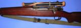 W II US Remington M.1903-A4 Sniper Rifle with Sling & Lens Covers - 7 of 7
