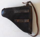 original WWII Japanese Naval Type 90 Double Barrel Flare Pistol Holster “Rare”. - 2 of 12