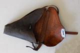 original WWII Japanese Naval Type 90 Double Barrel Flare Pistol Holster “Rare”. - 3 of 12