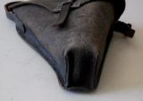 original WWII Japanese Naval Type 90 Double Barrel Flare Pistol Holster “Rare”. - 7 of 12