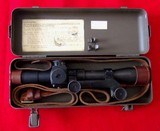original WWII British Sniper Scope with Steel Case - 1 of 13