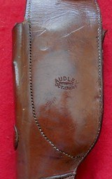 Audley 1914 Patent Dated Model 1911 “Rare” Military Swivel Style Safety Holster - 4 of 5