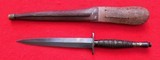 British WWII F&S Ribbed and Beaded Third Pattern Fighting Knife - 3 of 9