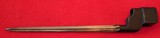 British WWII No. 4 Mk.I Cruciform Bayonet with Metal Scabbard and Frog - 8 of 8
