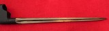 British WWII No. 4 Mk.I Cruciform Bayonet with Metal Scabbard and Frog - 6 of 8