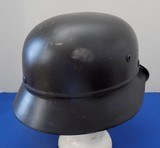 German M35 Combat Luftschutz Beaded Helmet - 8 of 8