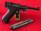 Scarce DWM "Safe & Loaded" 1923 Commercial Model Luger Pistol - 2 of 6