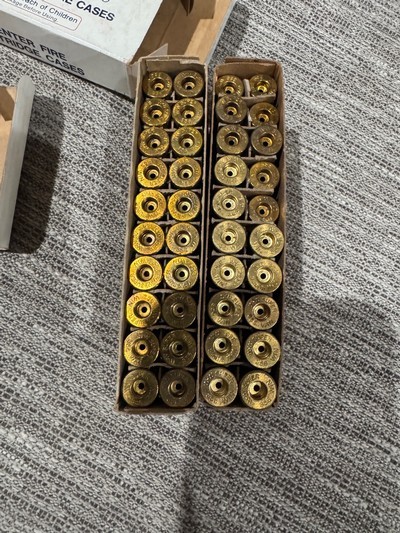 356 Winchester Brass – 40 Pieces – New Winchester Western – Factory Boxes - Image 3 of 3