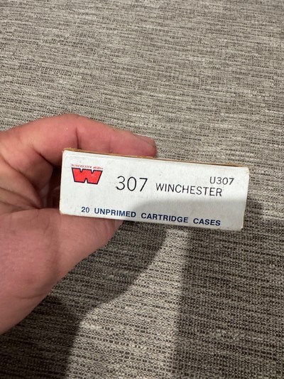 .307 Winchester Brass – 20 Pieces – New Winchester Western – Factory Box - Image 1 of 3