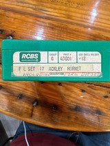 RCBS .17 Ackley Hornet Complete Die Set w/ Form & Trim Dies Omark Era - 1 of 6