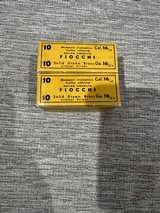 Fiocchi 16 Gauge Solid Brass Shotgun Cases – 20 Pieces – 65mm (21/2