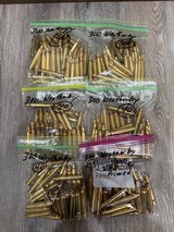 229 pcs .300 Weatherby Mag Brass – Weatherby Headstamp – Factory Primed – NEW - Image 1 of 2