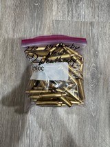 63 pcs .270 Weatherby Mag Brass – Weatherby Headstamp – NEW - 1 of 2