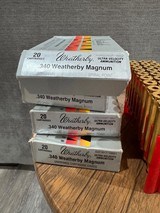 New Weatherby .340 Weatherby Magnum Brass – Norma Headstamp – 20 Count Box - Image 2 of 2