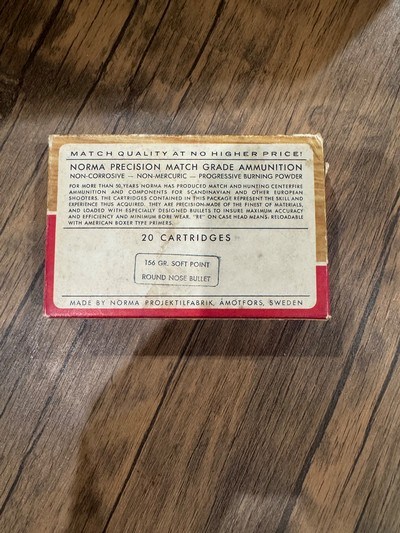 Norma 6.5 Japanese Factory Ammunition – 156 Grain Soft Point Round Nose – 20 Rounds - Image 3 of 6