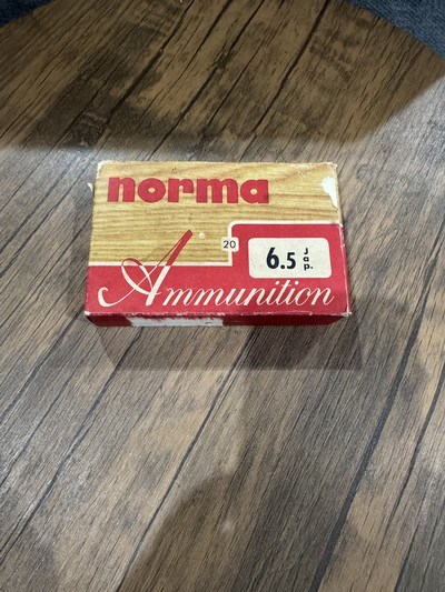 Norma 6.5 Japanese Factory Ammunition – 156 Grain Soft Point Round Nose – 20 Rounds - Image 1 of 6
