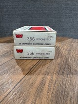 Winchester .356 Winchester Unprimed Brass – 40 New Cases (2 Factory Boxes) - Image 1 of 4