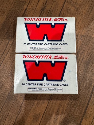 Winchester .375 Winchester New Unprimed Brass Cases – 40 Pieces in Original Factory Boxes - Image 2 of 3