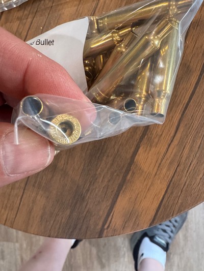.224 Weatherby Magnum Once-Fired Brass – Cleaned & Ready to Load - Image 2 of 2