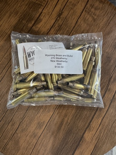 .270 Weatherby Magnum – New Weatherby Brass - Image 1 of 2