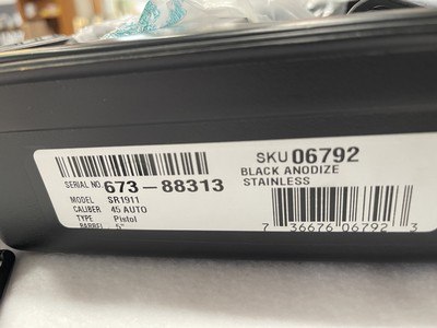 Ruger SR1911 Black Anodized Stainless - Image 8 of 8