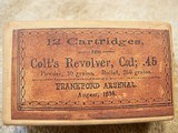 Unopened box of Frankfort Arsenal
Ammunition for Colt Revolver - 7 of 7