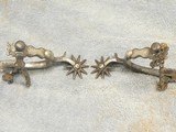 Silver Inlaid California Spurs - Image 1 of 13