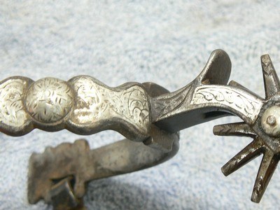 Silver Inlaid California Spurs - Image 8 of 13