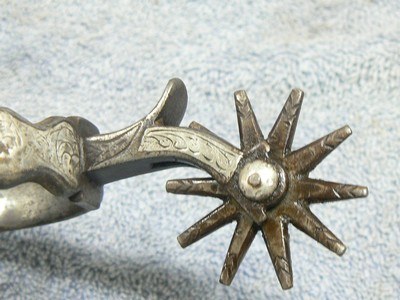 Silver Inlaid California Spurs - Image 9 of 13