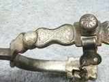 Silver Inlaid California Spurs - Image 5 of 13