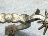 Silver Inlaid California Spurs - Image 8 of 13