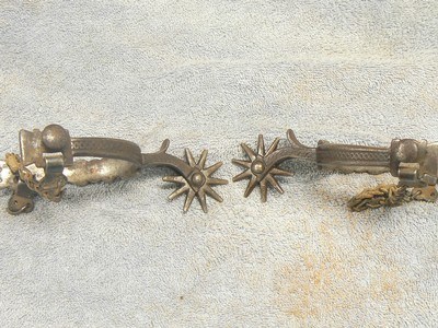 Silver Inlaid California Spurs - Image 2 of 13